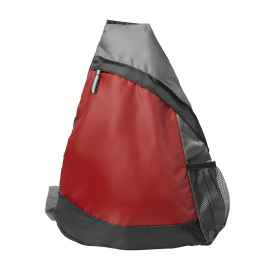 Рюкзак Pick, красный/серый/чёрный, 41 x 32 см, 100% полиэстер 210D, Цвет: красный, Размер: 41 x 32 см