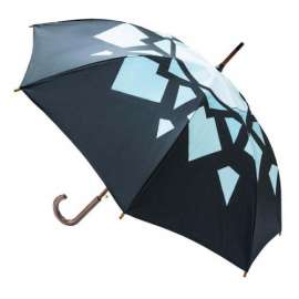 Зонт под заказ полноцветная печать, зонт трость с деревянной ручкой, изображение 2