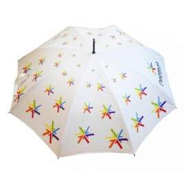 Зонт под заказ полноцветная печать, зонт трость с деревянной ручкой, изображение 4