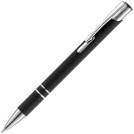 Ручка шариковая Keskus Soft Touch, черная, Цвет: черный