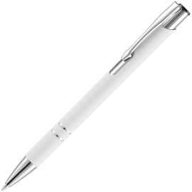Ручка шариковая Keskus Soft Touch, белая, Цвет: белый