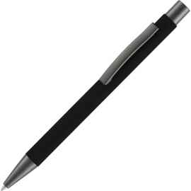 Ручка шариковая Atento Soft Touch, черная, Цвет: черный
