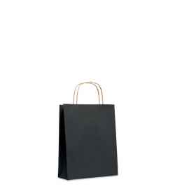 Подарочный пакет малый 90 г/м&#178;, черный, Цвет: черный, Размер: 18x8x21 см