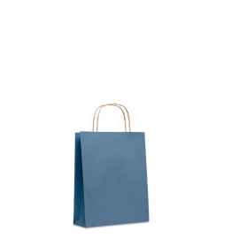 Подарочный пакет малый 90 г/м&#178;, синий, Цвет: синий, Размер: 18x8x21 см