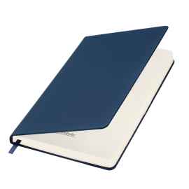 Ежедневник Alpha BtoBook недатированный, синий (без резинки, без упаковки, без стикера), Цвет: синий, бежевый, бежевый, бежевый, Размер: 145/15/212