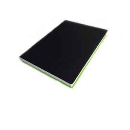 Ежедневник недатированный Brunnen Агенда Флэкси, мягкая гибкая обложка, кожзам, А5 Черный/зеленый, Цвет: черный/зеленый