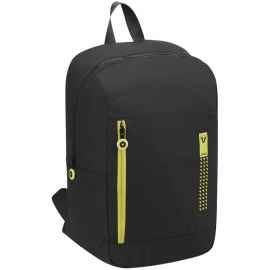 Складной рюкзак Compact Neon, черный с зеленым, Цвет: черный, зеленый, Объем: 23
