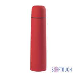 Термос 'Родос' 1000 мл, покрытие soft touch, Красный, Цвет: красный