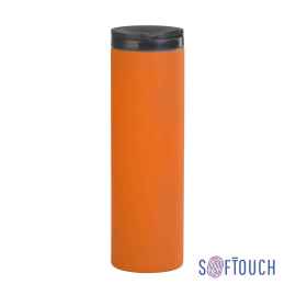 Термостакан 'Брайтон' 500 мл, покрытие soft touch, оранжевый, Цвет: оранжевый