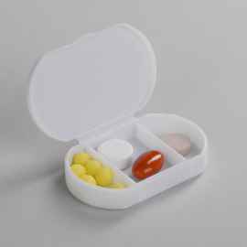 Таблетница 'Pill house' с антибактериальной защитой, белый, Цвет: белый