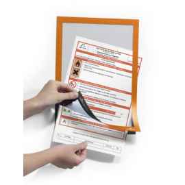 488209 Рамка информационная самоклеящаяся DURAFRAME A4 оранжевая