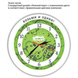 Часы настенные (стандартный дизайн), изображение 3