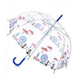 Зонт прозрачный с индивидуальной печатью под заказ
