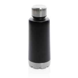 Герметичная вакуумная бутылка Trend, 350 мл, черный, Цвет: черный, Размер: Длина 7 см., ширина 7 см., высота 19,2 см., диаметр 7 см.