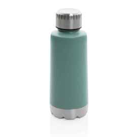 Герметичная вакуумная бутылка Trend, 350 мл, Зеленый, Цвет: зеленый, Размер: Длина 7 см., ширина 7 см., высота 19,2 см., диаметр 7 см.