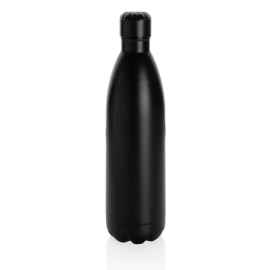 Вакуумная бутылка из нержавеющей стали, 1 л, черный, Цвет: черный, Размер: Длина 32,8 см., ширина 8,9 см., высота 32,8 см., диаметр 8,9 см.