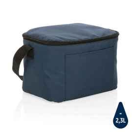 Легкая сумка-холодильник Impact из RPET AWARE™, темно-синий, Цвет: темно-синий, Размер: Длина 22 см., ширина 15 см., высота 16 см.