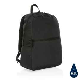 Легкий рюкзак Impact из RPET AWARE™, черный, Цвет: черный, Размер: Длина 31 см., ширина 17 см., высота 44 см.