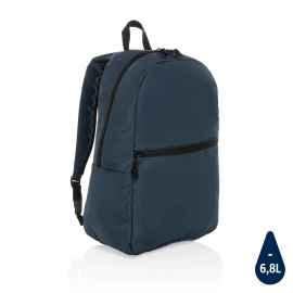 Легкий рюкзак Impact из RPET AWARE™, Синий, Цвет: темно-синий, Размер: Длина 31 см., ширина 17 см., высота 44 см.