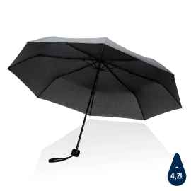 Компактный зонт Impact из RPET AWARE™, d95 см, Черный, Цвет: черный, Размер: , высота 56 см., диаметр 95 см.