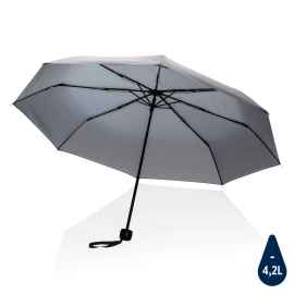 Компактный зонт Impact из RPET AWARE™, d95 см, темно-серый, Цвет: темно-серый, Размер: , высота 56 см., диаметр 95 см.