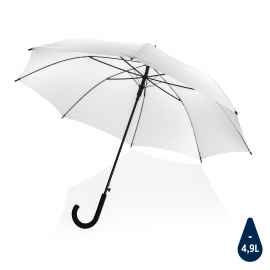 Автоматический зонт-трость Impact из RPET AWARE™, d103 см, Белый, Цвет: белый, Размер: , высота 84 см., диаметр 103 см.
