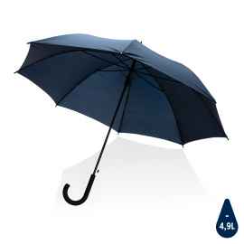 Автоматический зонт-трость Impact из RPET AWARE™, d103 см, Цвет: темно-синий, Размер: , высота 84 см., диаметр 103 см.