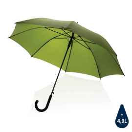 Автоматический зонт-трость Impact из RPET AWARE™, d103 см, зеленый, Цвет: зеленый, Размер: , высота 84 см., диаметр 103 см.