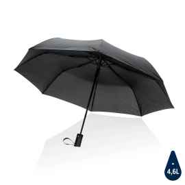 Зонт с автоматическим открыванием Impact из RPET AWARE™ 190T, d97 см, Черный, Цвет: черный, Размер: , высота 57 см., диаметр 97 см.