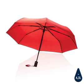 Автоматический плотный зонт Impact из RPET AWARE™, d94 см, красный, Цвет: красный, Размер: , высота 56,5 см., диаметр 94 см.