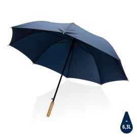 Плотный зонт Impact из RPET AWARE™ с автоматическим открыванием, d120 см, Цвет: темно-синий, Размер: , высота 94 см., диаметр 120 см.