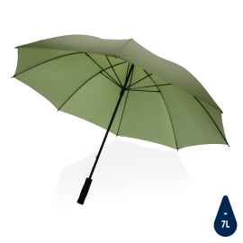 Зонт-антишторм Impact из RPET AWARE™, d130 см, зеленый, Цвет: зеленый, Размер: , высота 97 см., диаметр 130 см.
