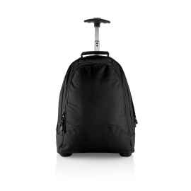 Рюкзак на колесах Business, черный, черный, Цвет: черный, Размер: Длина 19 см., ширина 34 см., высота 43 см.