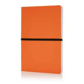 Блокнот формата A5, Оранжевый, Цвет: оранжевый, Размер: Длина 21,4 см., ширина 14,5 см., высота 1,3 см.