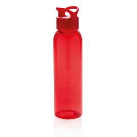 Герметичная бутылка для воды из AS-пластика, красная, красный, Цвет: красный, Размер: , высота 26 см., диаметр 6,6 см.
