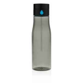 Бутылка для воды Aqua из материала Tritan, Черный, Цвет: черный, Размер: , высота 23 см., диаметр 7 см.