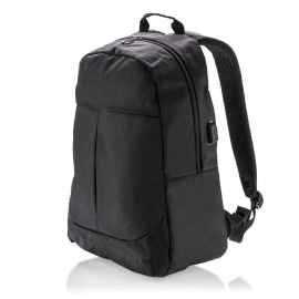 Рюкзак для ноутбука Power с USB-портом, Черный, Цвет: черный, Размер: Длина 16 см., ширина 32 см., высота 47 см.