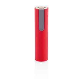 Зарядное устройство 2200 mAh, Красный, Цвет: красный, серый, Размер: , высота 10 см., диаметр 2,5 см.