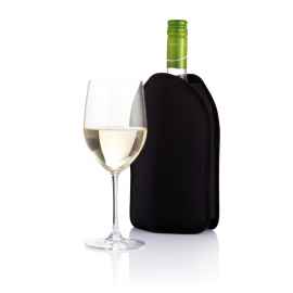 Термочехол для бутылки вина, черный, черный, Цвет: черный, Размер: Длина 22,5 см., ширина 15,5 см., высота 2,5 см.