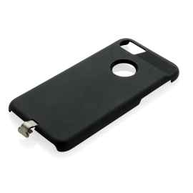 Чехол для беспроводной зарядки iPhone 6/7, Черный, Цвет: черный, Размер: Длина 7 см., ширина 0,9 см., высота 14 см.