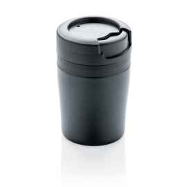Термокружка Coffee-to-go, черный, черный,, Цвет: черный, Размер: , высота 10 см., диаметр 7 см.