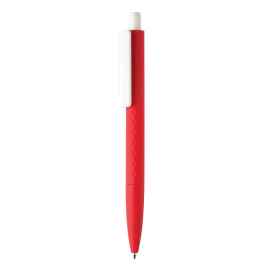 Ручка X3 Smooth Touch, красный, красный, белый, Цвет: красный, белый, Размер: , высота 14 см., диаметр 1 см.