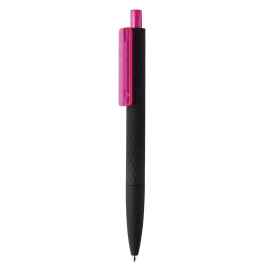 Черная ручка X3 Smooth Touch, розовый, розовый, черный, Цвет: розовый, черный, Размер: , высота 14 см., диаметр 1 см.