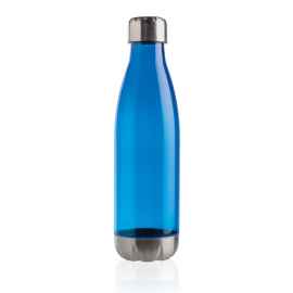 Герметичная бутылка для воды с крышкой из нержавеющей стали, синий, Цвет: синий, Размер: , высота 26,2 см., диаметр 7,1 см.