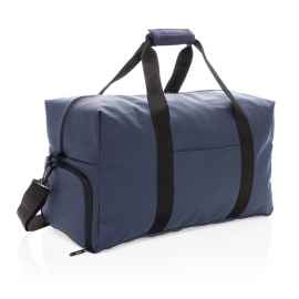 Дорожная сумка из гладкого полиуретана, Цвет: темно-синий, Размер: Длина 50 см., ширина 25 см., высота 28 см.