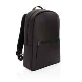 Рюкзак для ноутбука Swiss Peak Deluxe из экокожи (без ПВХ), Черный, Цвет: черный, Размер: Длина 49 см., ширина 30 см., высота 11 см.