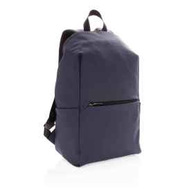 Рюкзак для ноутбука из гладкого полиуретана, 15.6', темно-синий, Цвет: темно-синий, Размер: Длина 31 см., ширина 15 см., высота 45 см.