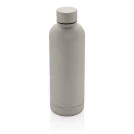 Вакуумная бутылка Impact с двойными стенками из нержавеющей стали, Серый, Цвет: серебряный, Размер: , высота 22,5 см., диаметр 7,4 см.