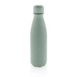 Вакуумная бутылка из нержавеющей стали с крышкой в тон 500 мл, Зеленый, Цвет: зеленый, Размер: , высота 25,8 см., диаметр 6,7 см.