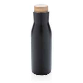 Герметичная вакуумная бутылка Clima со стальной крышкой, 500 мл, черный,, Цвет: черный, Размер: , высота 23,2 см., диаметр 7,2 см.